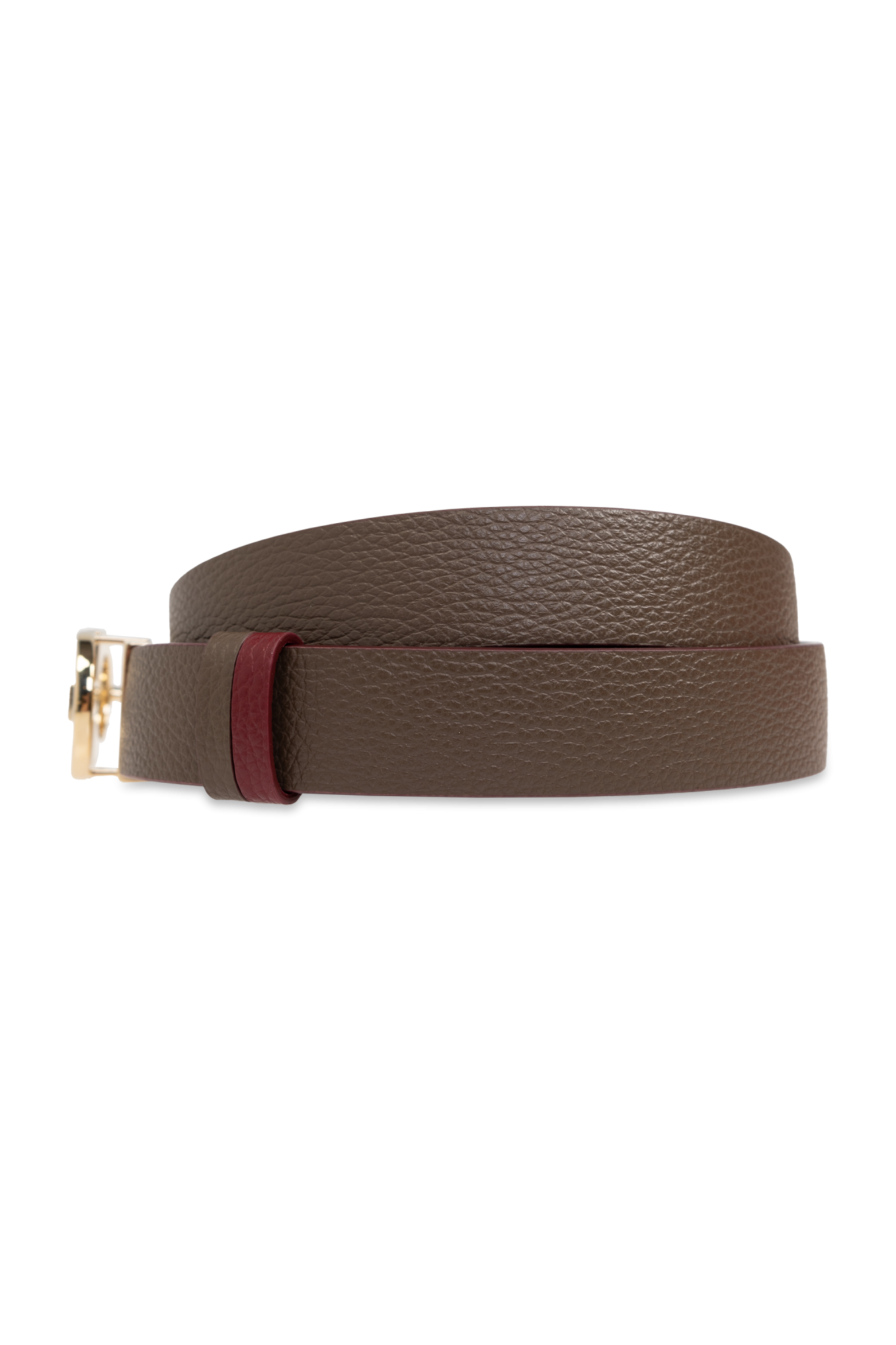 Grey Reversible leather belt FERRAGAMO - Vitkac AS